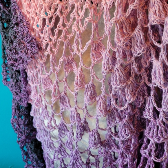 SOLD Purple Ombre Circle Festival Maxi Best Jacket - Picture 9 of 10